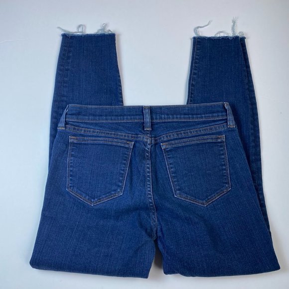 J. Crew, blue Toothpick mid rise skinny jeans, size 8/29 - Picture 4 of 9